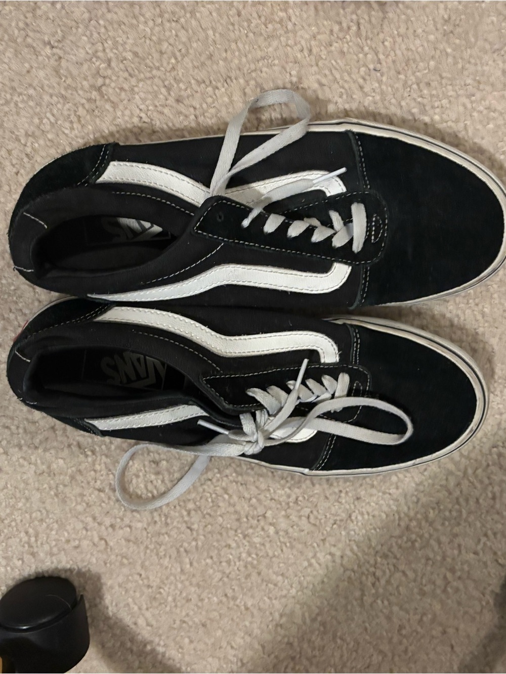 Vans Black and White Old Skool Sneakers